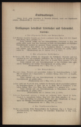 Verordnungsblatt für das Volksschulwesen im Königreiche Böhmen 19050430 Seite: 18