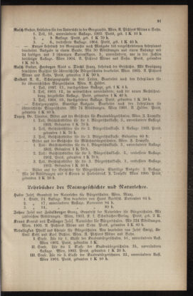 Verordnungsblatt für das Volksschulwesen im Königreiche Böhmen 19050731 Seite: 25