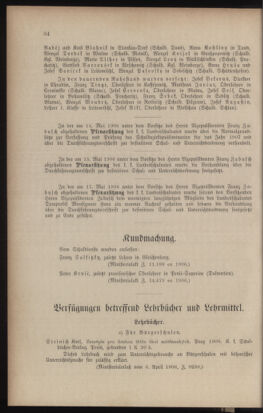 Verordnungsblatt für das Volksschulwesen im Königreiche Böhmen 19060531 Seite: 16