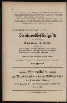 Verordnungsblatt für das Volksschulwesen im Königreiche Böhmen 19060630 Seite: 12