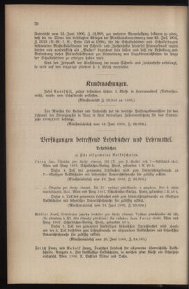 Verordnungsblatt für das Volksschulwesen im Königreiche Böhmen 19060831 Seite: 2