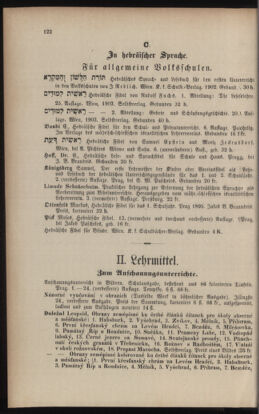 Verordnungsblatt für das Volksschulwesen im Königreiche Böhmen 19060831 Seite: 46