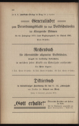 Verordnungsblatt für das Volksschulwesen im Königreiche Böhmen 19060831 Seite: 82