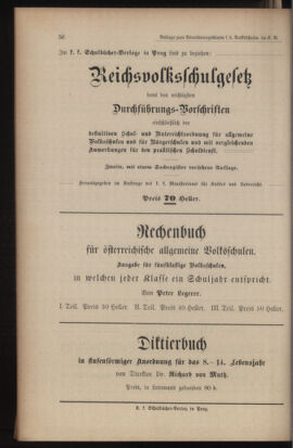 Verordnungsblatt für das Volksschulwesen im Königreiche Böhmen 19061231 Seite: 62