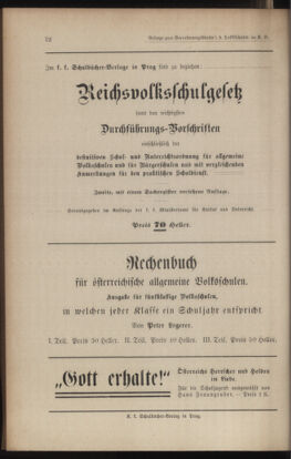 Verordnungsblatt für das Volksschulwesen im Königreiche Böhmen 19061231 Seite: 78