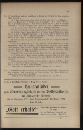 Verordnungsblatt für das Volksschulwesen im Königreiche Böhmen 19070331 Seite: 11