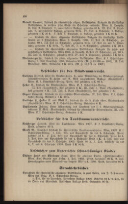 Verordnungsblatt für das Volksschulwesen im Königreiche Böhmen 19070831 Seite: 14