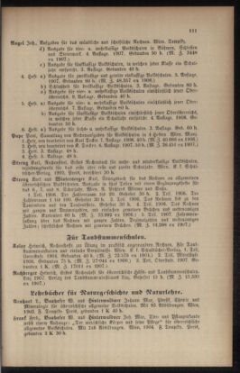 Verordnungsblatt für das Volksschulwesen im Königreiche Böhmen 19070831 Seite: 17