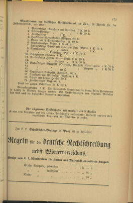 Verordnungsblatt für das Volksschulwesen im Königreiche Böhmen 19070831 Seite: 79