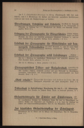 Verordnungsblatt für das Volksschulwesen im Königreiche Böhmen 19071231 Seite: 58