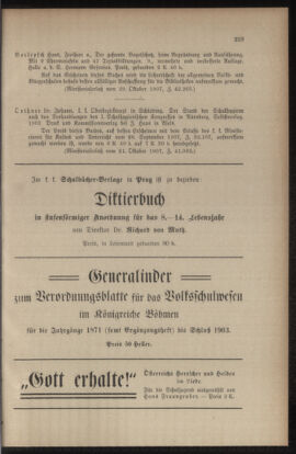 Verordnungsblatt für das Volksschulwesen im Königreiche Böhmen 19071231 Seite: 7