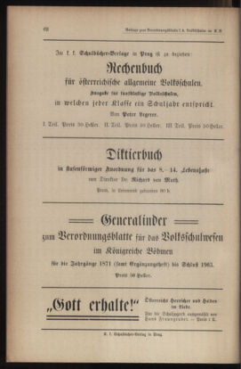 Verordnungsblatt für das Volksschulwesen im Königreiche Böhmen 19071231 Seite: 70