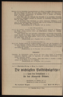 Verordnungsblatt für das Volksschulwesen im Königreiche Böhmen 19080131 Seite: 6