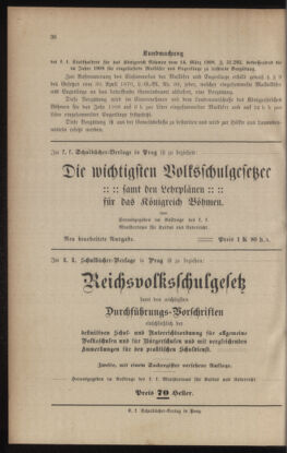 Verordnungsblatt für das Volksschulwesen im Königreiche Böhmen 19080430 Seite: 16