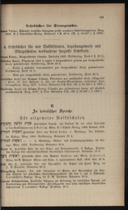 Verordnungsblatt für das Volksschulwesen im Königreiche Böhmen 19080831 Seite: 65