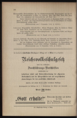 Verordnungsblatt für das Volksschulwesen im Königreiche Böhmen 19081031 Seite: 18