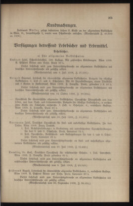 Verordnungsblatt für das Volksschulwesen im Königreiche Böhmen 19081130 Seite: 9