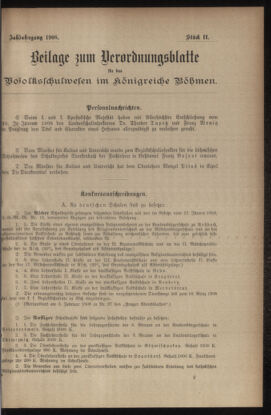 Verordnungsblatt für das Volksschulwesen im Königreiche Böhmen 19081231 Seite: 23