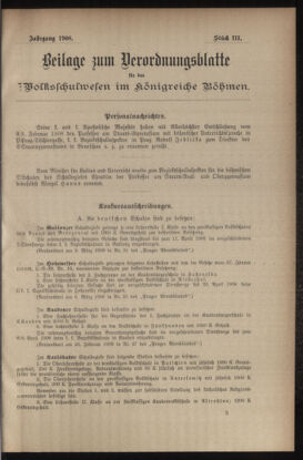 Verordnungsblatt für das Volksschulwesen im Königreiche Böhmen 19081231 Seite: 29