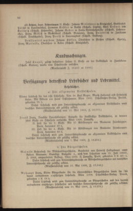 Verordnungsblatt für das Volksschulwesen im Königreiche Böhmen 19090630 Seite: 10