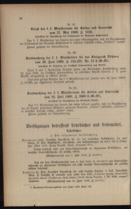 Verordnungsblatt für das Volksschulwesen im Königreiche Böhmen 19090831 Seite: 2