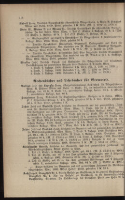 Verordnungsblatt für das Volksschulwesen im Königreiche Böhmen 19090831 Seite: 22