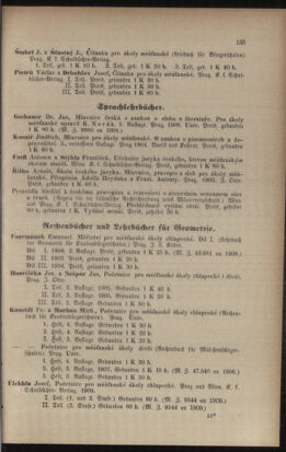 Verordnungsblatt für das Volksschulwesen im Königreiche Böhmen 19090831 Seite: 39