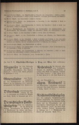 Verordnungsblatt für das Volksschulwesen im Königreiche Böhmen 19091231 Seite: 47