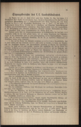 Verordnungsblatt für das Volksschulwesen im Königreiche Böhmen 19100731 Seite: 7