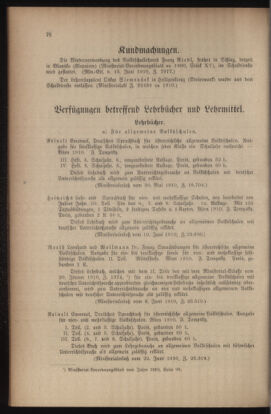 Verordnungsblatt für das Volksschulwesen im Königreiche Böhmen 19100731 Seite: 8