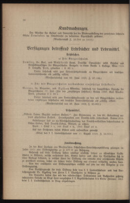 Verordnungsblatt für das Volksschulwesen im Königreiche Böhmen 19100831 Seite: 10