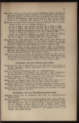 Verordnungsblatt für das Volksschulwesen im Königreiche Böhmen 19100831 Seite: 19