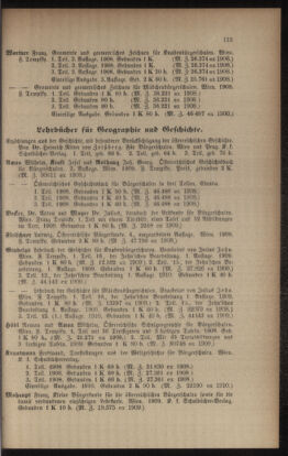 Verordnungsblatt für das Volksschulwesen im Königreiche Böhmen 19100831 Seite: 33