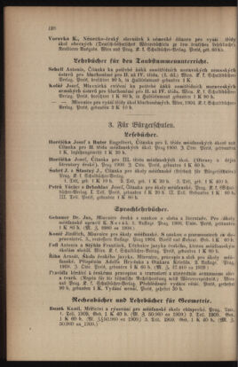 Verordnungsblatt für das Volksschulwesen im Königreiche Böhmen 19100831 Seite: 48