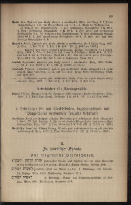 Verordnungsblatt für das Volksschulwesen im Königreiche Böhmen 19100831 Seite: 53