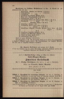 Verordnungsblatt für das Volksschulwesen im Königreiche Böhmen 19100831 Seite: 92