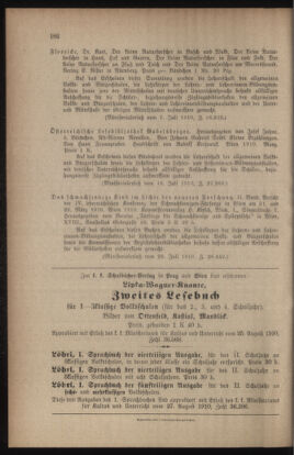 Verordnungsblatt für das Volksschulwesen im Königreiche Böhmen 19100930 Seite: 10