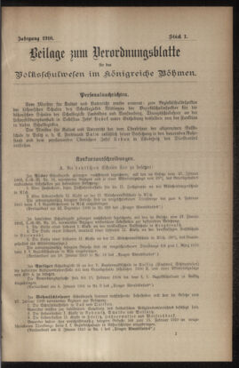 Verordnungsblatt für das Volksschulwesen im Königreiche Böhmen 19101231 Seite: 9