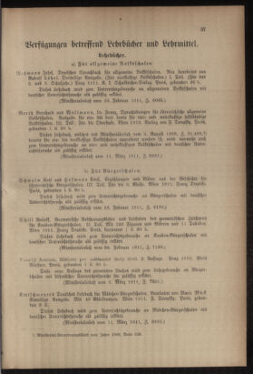 Verordnungsblatt für das Volksschulwesen im Königreiche Böhmen 19110430 Seite: 7