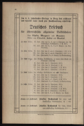 Verordnungsblatt für das Volksschulwesen im Königreiche Böhmen 19110531 Seite: 10