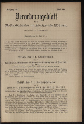 Verordnungsblatt für das Volksschulwesen im Königreiche Böhmen