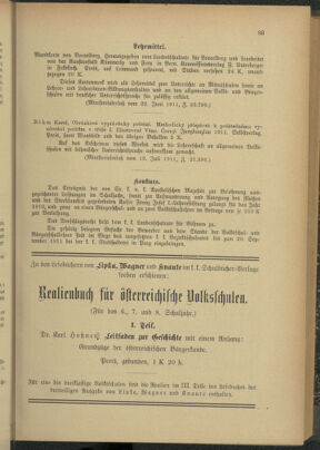 Verordnungsblatt für das Volksschulwesen im Königreiche Böhmen 19110831 Seite: 13