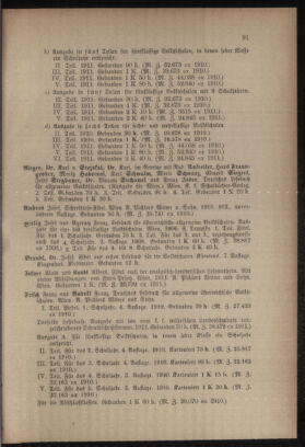 Verordnungsblatt für das Volksschulwesen im Königreiche Böhmen 19110831 Seite: 21