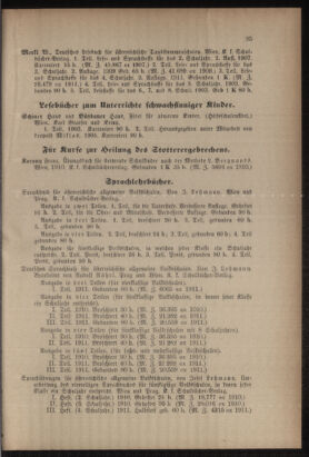 Verordnungsblatt für das Volksschulwesen im Königreiche Böhmen 19110831 Seite: 25