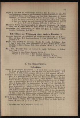 Verordnungsblatt für das Volksschulwesen im Königreiche Böhmen 19110831 Seite: 33