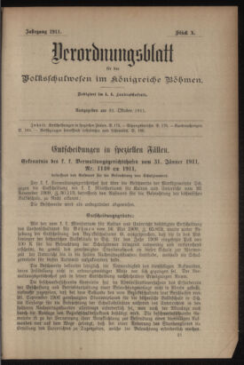 Verordnungsblatt für das Volksschulwesen im Königreiche Böhmen