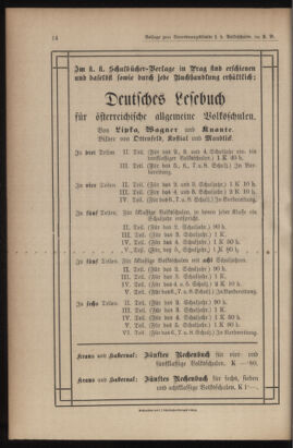 Verordnungsblatt für das Volksschulwesen im Königreiche Böhmen 19111231 Seite: 172