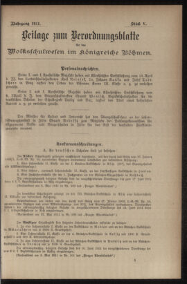 Verordnungsblatt für das Volksschulwesen im Königreiche Böhmen 19111231 Seite: 177