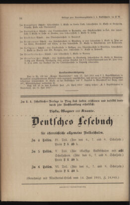 Verordnungsblatt für das Volksschulwesen im Königreiche Böhmen 19111231 Seite: 192