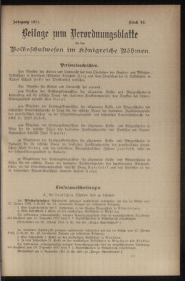 Verordnungsblatt für das Volksschulwesen im Königreiche Böhmen 19111231 Seite: 207